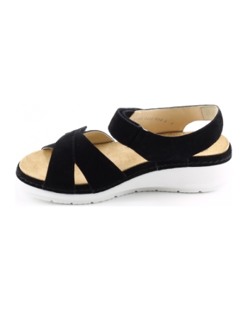 Durea 7432 038 sandalen zwart combinatie