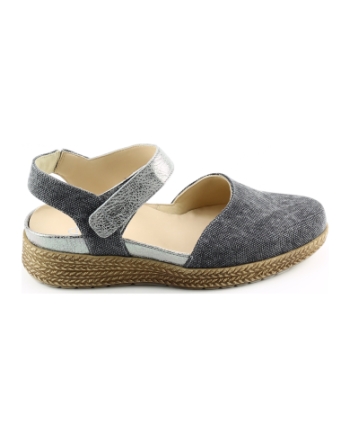 Durea 5924 575 sandalen zwart combinatie