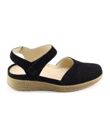 Durea 5923 575 sandalen zwart combinatie