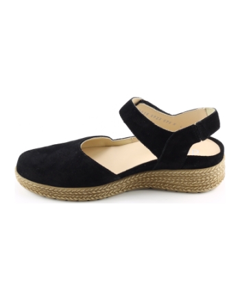 Durea 5923 575 sandalen zwart combinatie