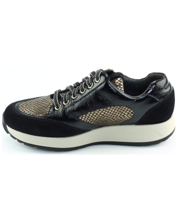 Durea 6322 608 sneakers zwart combinatie