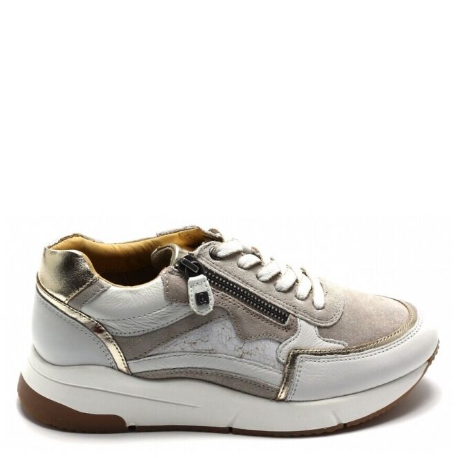 Helioform Helioform 284.002 Wit 0359 wit goud Helioform 284.002 wit dames veterschoenen | Theo Jansen Schoenen